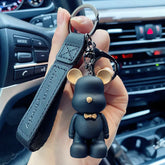 Nette Harz Keychain Charme Krawatte Der Bär Anhänger Tasche Auto Schlüsselring
